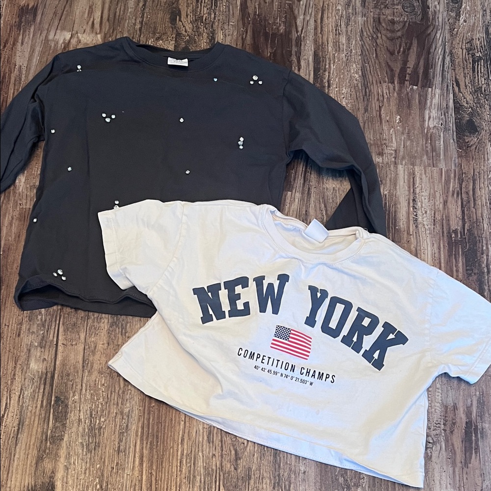 Zara Kids Long Sleeve & Tee Set size 8-9